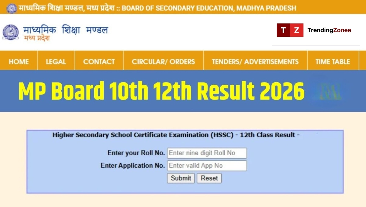 MP Board Result 2026 LIVE