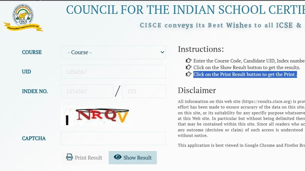 ICSE ISC 10th Result 2026